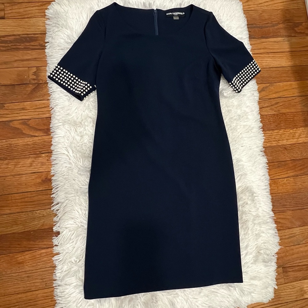 Karl‎ Lagerfeld women Blue Dress size 10